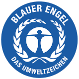 Druckerei Albersdruck in Düsseldorf ist zertifiziert für den Blauen Engel.