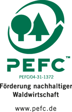 Druckerei in Düsseldorf, Albersdruck ist für den PEFC zertifiziert.